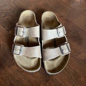 Birkenstock Arizona Tobacco Brown Leather: Size 40
